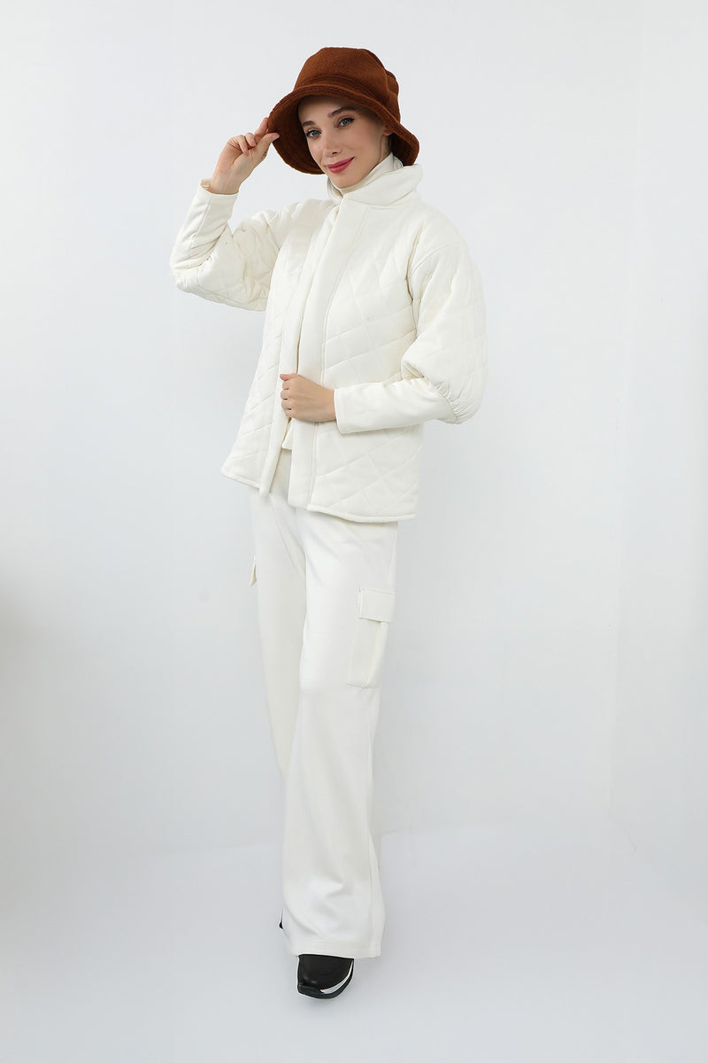 Winter Felted Wool Bucket Hat for Women, Warm and Soft Modest-Friendly Design Winter Bucket Hat,B-99DK