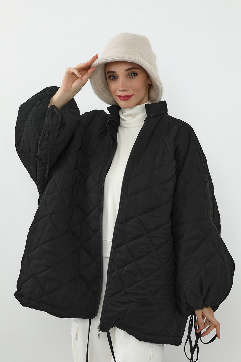 Winter Felted Wool Bucket Hat for Women, Warm and Soft Modest-Friendly Design Winter Bucket Hat,B-99DK