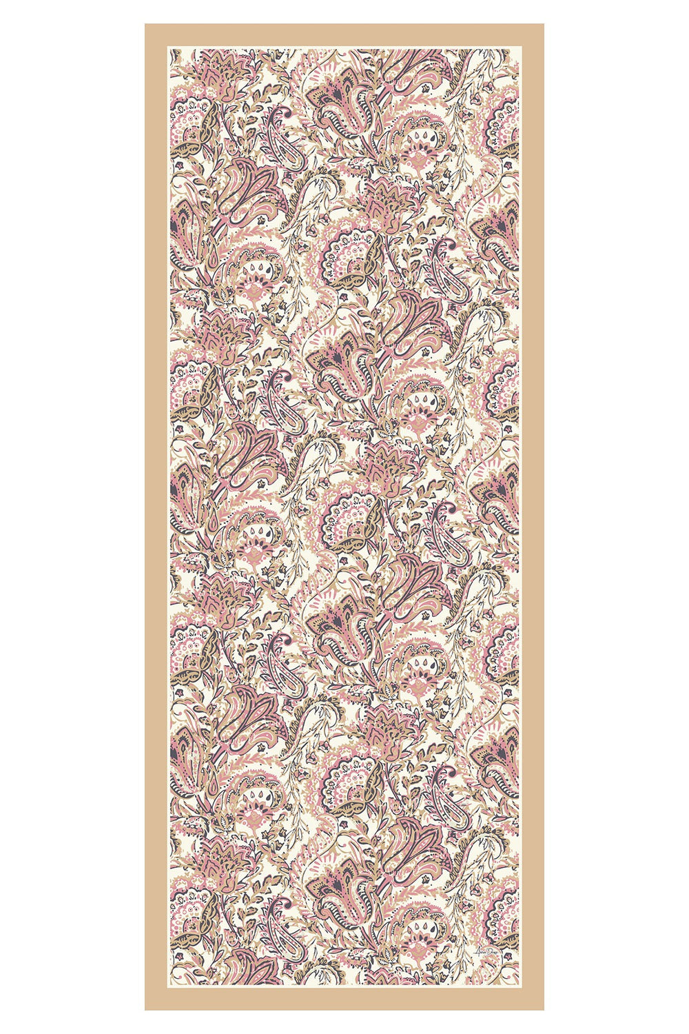 Printed Voile Hijab Scarf, Lightweight Soft Breathable Modest Shawl,SAL-102 Pattern V1