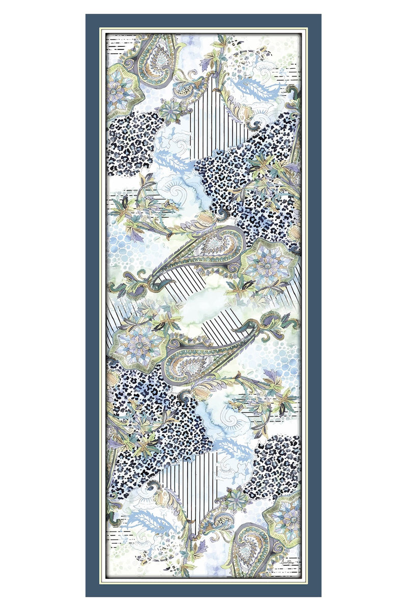 Printed Voile Hijab Scarf, Lightweight Soft Breathable Modest Shawl,SAL-103