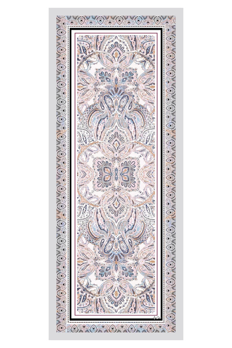 Printed Voile Hijab Scarf, Lightweight Soft Breathable Modest Shawl,SAL-104