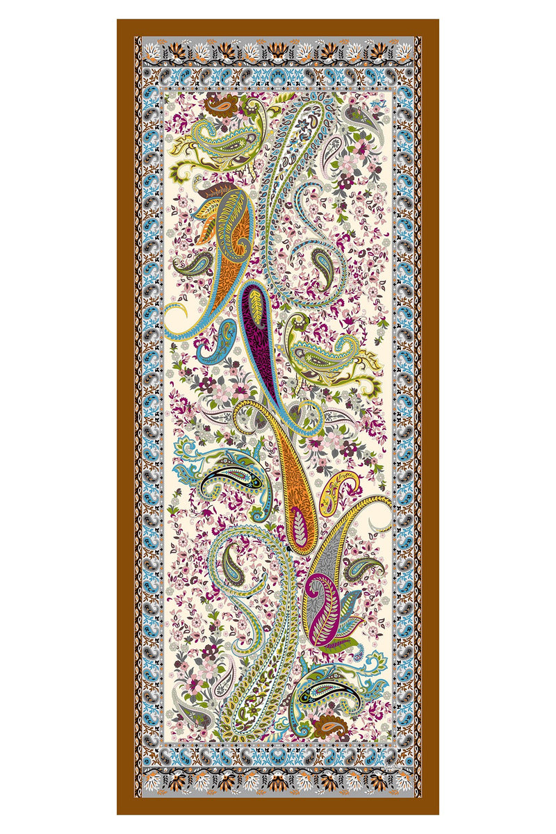 Printed Voile Hijab Scarf, Lightweight Soft Breathable Modest Shawl,SAL-106