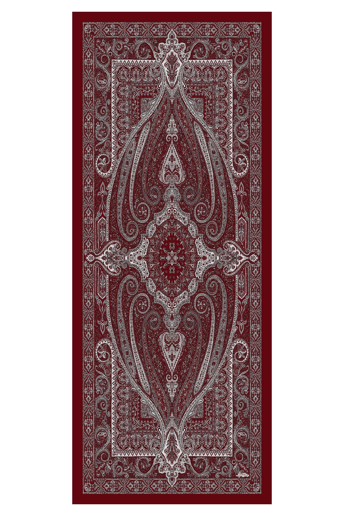 Printed Voile Hijab Scarf, Lightweight Soft Breathable Modest Shawl,SAL-107 Pattern V1