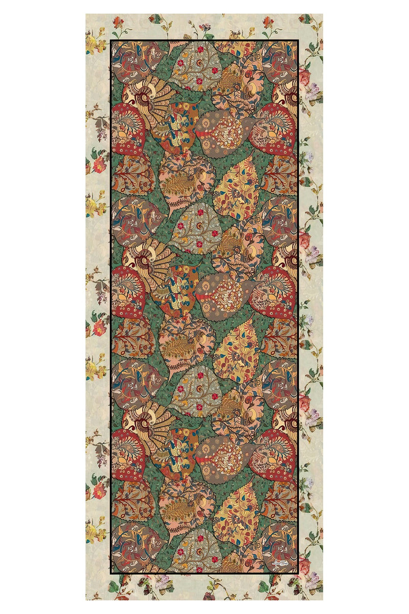 Printed Voile Hijab Scarf, Lightweight Soft Breathable Modest Shawl,SAL-135