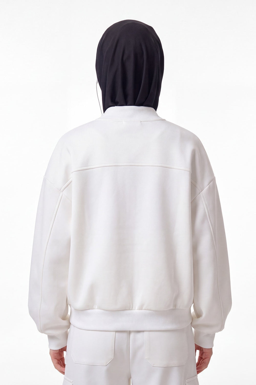 Ready-to-Wear Winter Hijab Bonnet with Built-In Neck Cover and Ear Access Points,B-94O