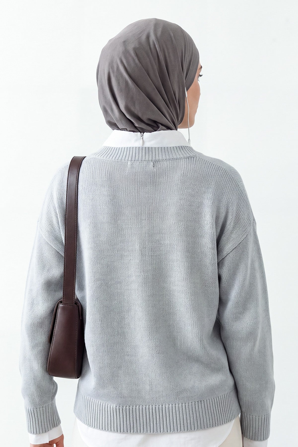 Ready-to-Wear Winter Hijab Bonnet with Built-In Neck Cover and Ear Access Points,B-94O