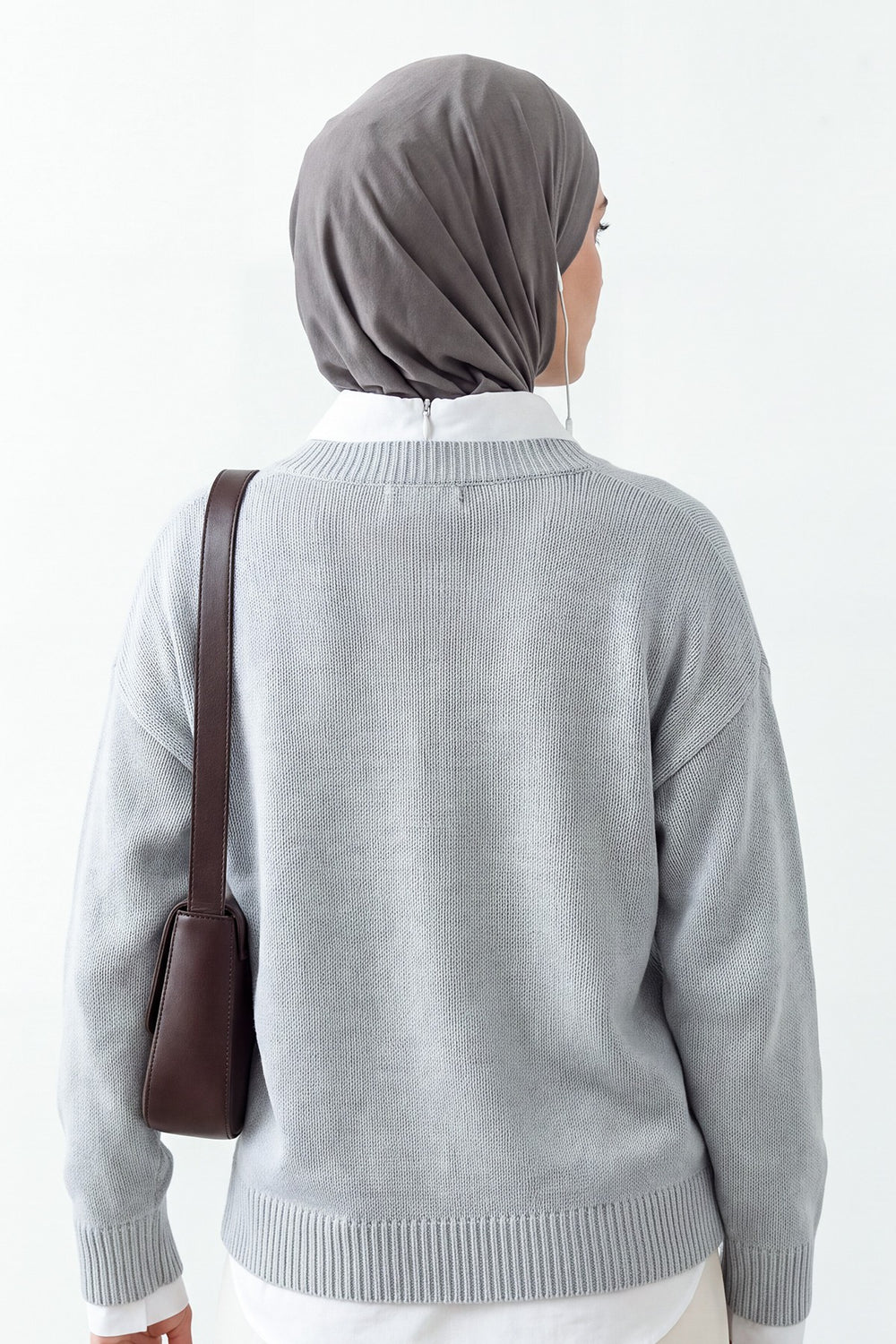 Ready-to-Wear Winter Hijab Bonnet with Built-In Neck Cover and Ear Access Points,B-94O