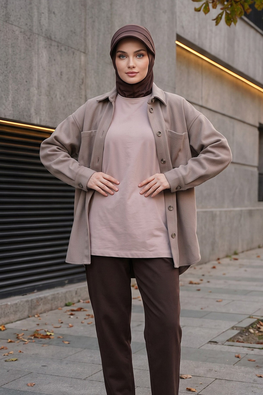 2 in 1 Modest Hijab Bonnet with Removable Visor, Instant Full Coverage Underscarf for Everyday Wear,B-82O