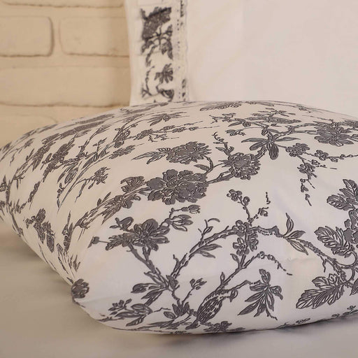 2-Pack Farmhouse Floral Design Pillowcases 50 x 70 cm Colorful Flowers Print Pillow Covers Envelope Closure Cotton Fabric,YK-57 Pattern 5