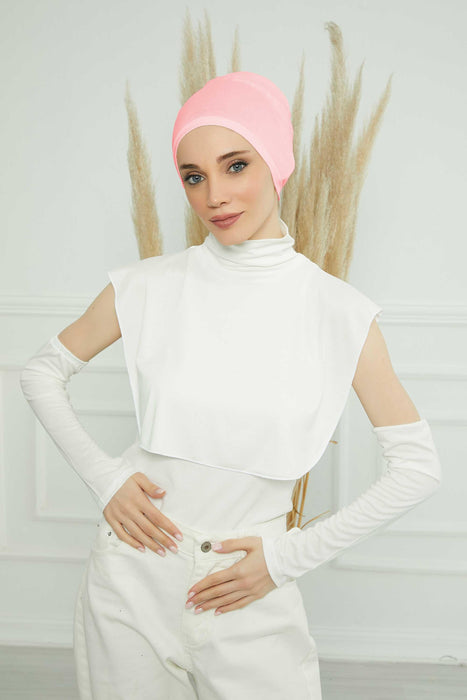 3 in 1 Neck Cover and Pair of Sleeve Extenders, Versatile Neck Coverage with Coordinating Dual Arm Warmers, Multipack Hijab Wear,KPT-2