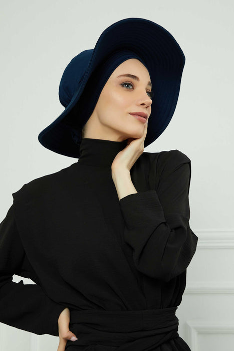 Womens Wide Brim Summer Bonnet-Hat Floppy Foldable Roll up Beach Cap Sun Hat,S-2P