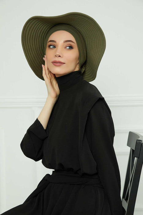 Womens Wide Brim Summer Bonnet-Hat Floppy Foldable Roll up Beach Cap Sun Hat,S-2P