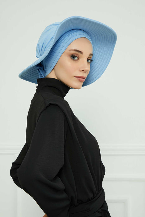 Womens Wide Brim Summer Bonnet-Hat Floppy Foldable Roll up Beach Cap Sun Hat,S-2P