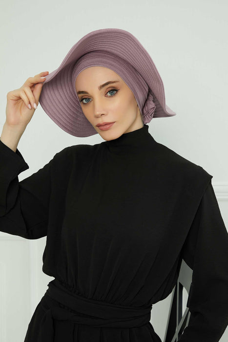 Womens Wide Brim Summer Bonnet-Hat Floppy Foldable Roll up Beach Cap Sun Hat,S-2P