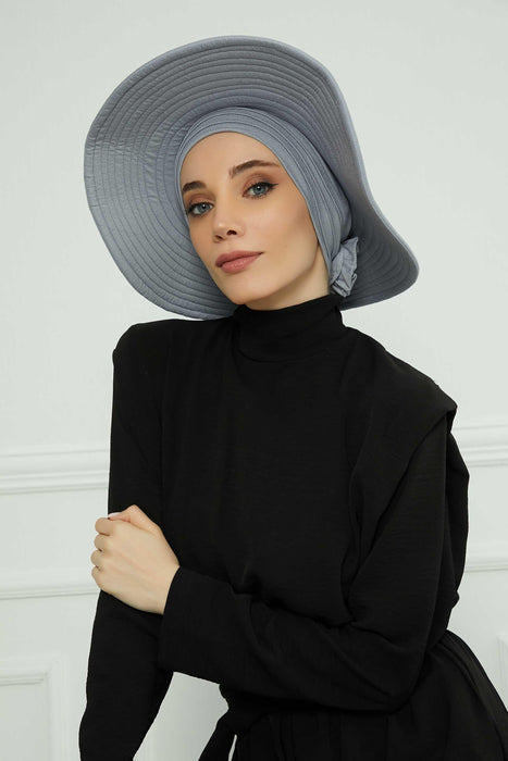Womens Wide Brim Summer Bonnet-Hat Floppy Foldable Roll up Beach Cap Sun Hat,S-2P