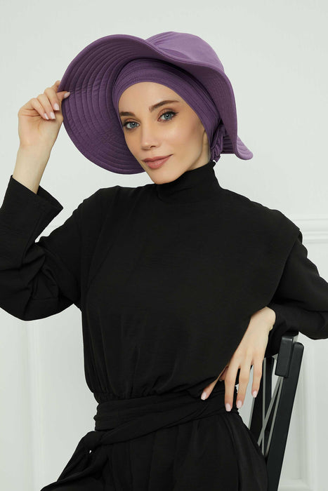 Womens Wide Brim Summer Bonnet-Hat Floppy Foldable Roll up Beach Cap Sun Hat,S-2P