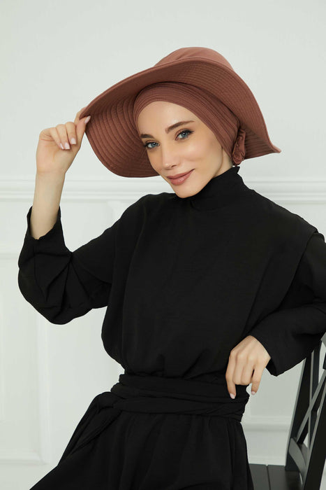 Womens Wide Brim Summer Bonnet-Hat Floppy Foldable Roll up Beach Cap Sun Hat,S-2P
