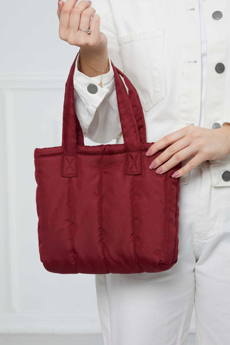 Sturdy and Stylish Handbag with Magnetic Closure, Strong Handmade Handbag made from Polyamide Fabric, Women's Tote Bag,CK-50