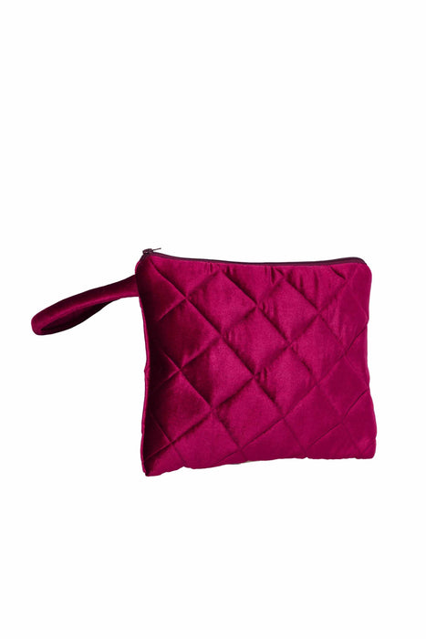 Stylish Velvet Handbag with Diamond Patterned Design, Velvet Fancy Handbag for Special Occasions, High Quality Velvet Women Handbag,CE-17