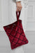 Velvet Handbag with Paillette Lines, Sequined Velvet Fancy Handbag for Special Occasions, High Quality Velvet Women Handbag,CE-18 Maroon