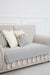 Handcrafted Boho Cotton 2 Seater Sofa Cover with Classic Stripes and Playful Tassel Detail for a Cozy Stylish Living Room Ambiance,KO-22IK Striped Pattern