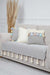 Handcrafted Boho Cotton 2 Seater Sofa Cover with Classic Stripes and Playful Tassel Detail for a Cozy Stylish Living Room Ambiance,KO-22IK Striped Pattern