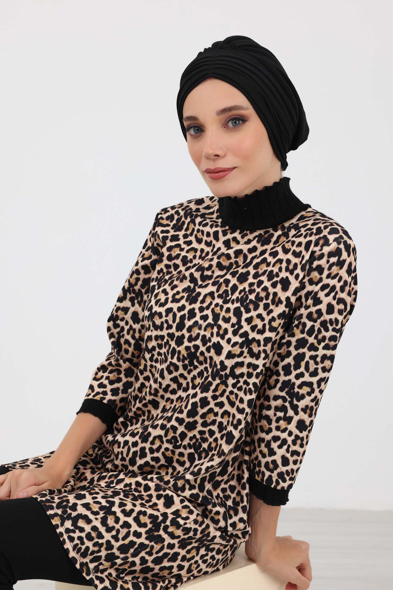 قبعة شتوية عالية الجودة للنساء، غطاء رأس شتوي مريح مصنوع من قماش البولي فيسكوز، B-13IV