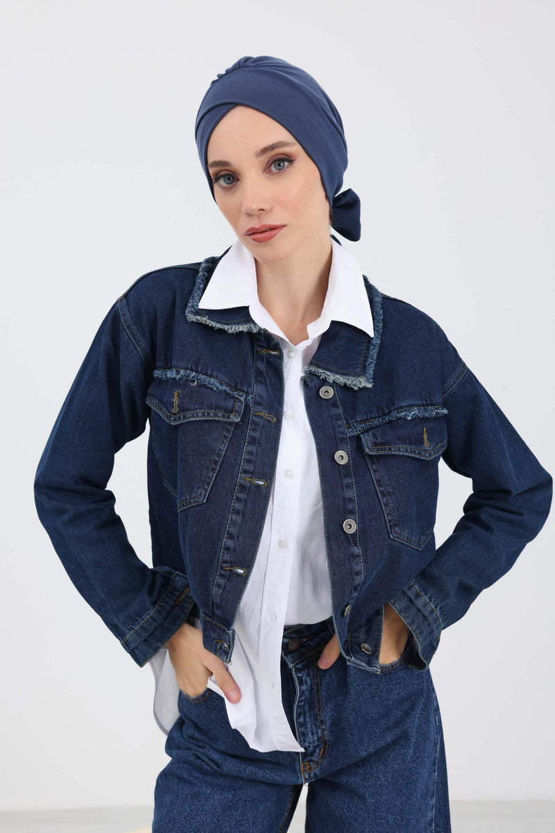 غطاء رأس شتوي أنيق مع حزام ربط خلفي، غطاء رأس من البولي فيسكوز المضلع الناعم للمواسم الباردة، عمامة فورية دافئة برباط خلفي، B-31RB