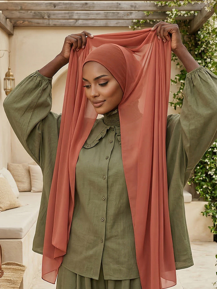 Instant Chiffon Shawls