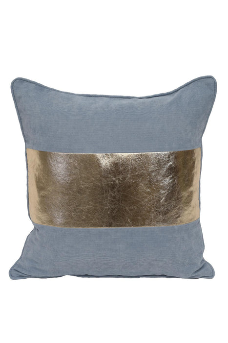 Boho Decorative Throw Pillow Covers 18 x 18 inch Decorative Pillow Covers Polyester and Faux Leather Patchwork,K-121