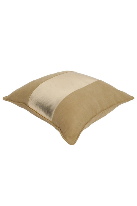 Boho Decorative Throw Pillow Covers 18 x 18 inch Decorative Pillow Covers Polyester and Faux Leather Patchwork,K-121