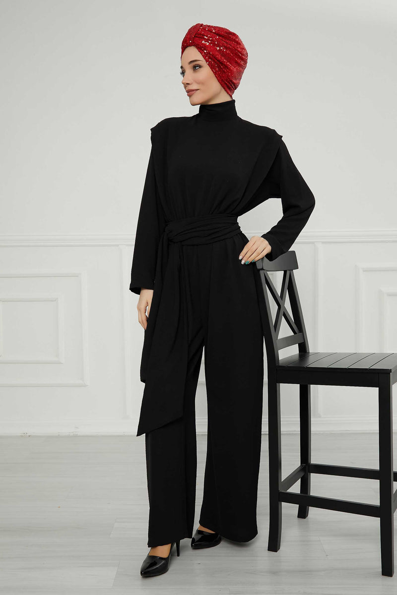 عمامة فورية أنيقة بحزام للنساء، غطاء رأس عمامة لامع مصنوع يدويًا، قبعة عصرية لامعة، قبعة بونيه كيميائية مطرزة، B-68P