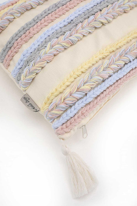 Dekorativer Kissenbezug, 50,8 x 30,5 cm, für stilvolle Wohnzimmerdesigns, bequemer großer Lendenkissenbezug im Bohemian-Stil, K-208