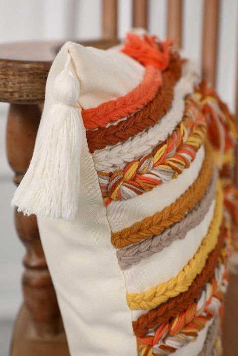 Dekorativer Kissenbezug, 50,8 x 30,5 cm, für stilvolle Wohnzimmerdesigns, bequemer großer Lendenkissenbezug im Bohemian-Stil, K-208