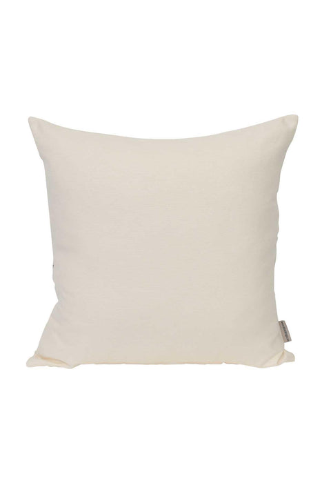 Boho Decorative Cotton Fringed Canvas Throw Pillow Covers 45 x 45 cm (18 x 18 inch) Tufted Pillow Covers, for Bedroom Living Room Sofa,K-165