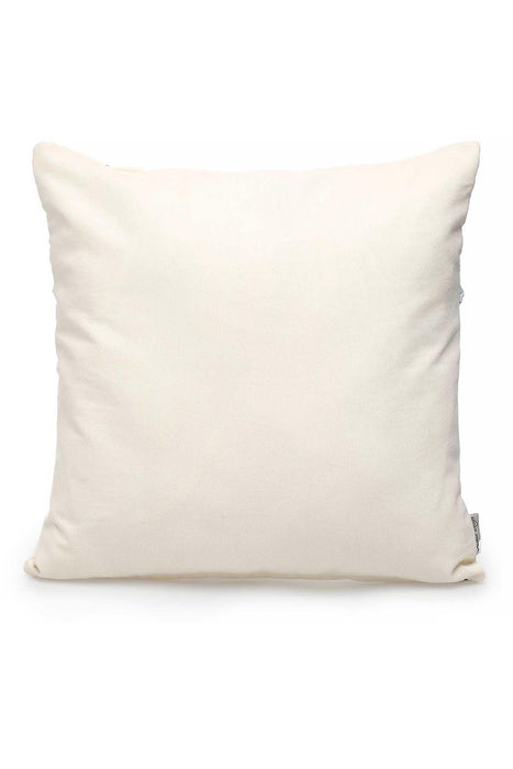 غطاء وسادة ملون مزين بشراشيب مقاس 18 × 18 مع شرائط ملونة، غطاء وسادة مزخرف مصنوع يدويًا في مزرعة لغرفة المعيشة، K-204