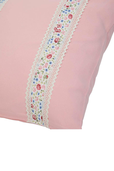 Boho Decorative Linen Texture Throw Pillow Case Square 18 x 18 inch Handicraft Trimmed Farmhouse Square Trimmed Cushion Cover for,K-186