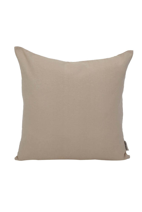Boho Decorative Linen Texture Throw Pillow Case Square 18 x 18 inch Handicraft Trimmed Farmhouse Square Trimmed Cushion Cover for,K-186
