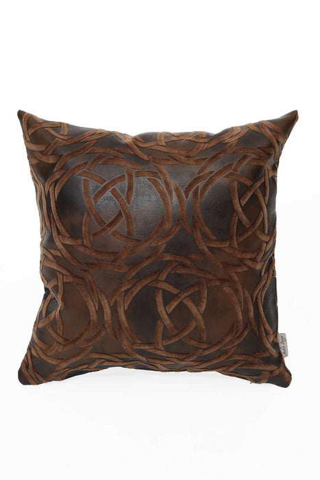 Boho Decorative Throw Pillow Covers and Cases, Cushion Covers 45 x 45 cm (18 x 18 inch) Modern Embossed Velvet Look Patterned,K-101
