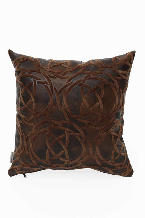 Boho Decorative Throw Pillow Covers and Cases, Cushion Covers 45 x 45 cm (18 x 18 inch) Modern Embossed Velvet Look Patterned,K-101