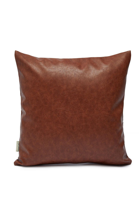 Boho Decorative Throw Pillow Covers and Cases, Decorative Faux Leather Square Bedroom Living Room Farmhouse Cushion,K-103