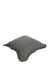 Decorative Throw Pillow Cover with Frilled Edges, 18x18 Inches Modern Design Cushion Cover for Cozy Homes, Solid Modern Pillow Cover,K-107 Green Almond