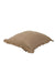 Decorative Throw Pillow Cover with Frilled Edges, 18x18 Inches Modern Design Cushion Cover for Cozy Homes, Solid Modern Pillow Cover,K-107 Mink