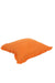 Decorative Throw Pillow Cover with Frilled Edges, 18x18 Inches Modern Design Cushion Cover for Cozy Homes, Solid Modern Pillow Cover,K-107 Orange