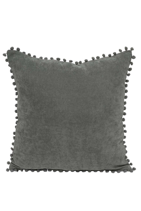 Boho Decorative Throw Pillow Covers with Pom-poms 45 x 45 cm (18 x 18 inch) Modern Design Polyester Cushion Covers Pillow Covers for,K-106