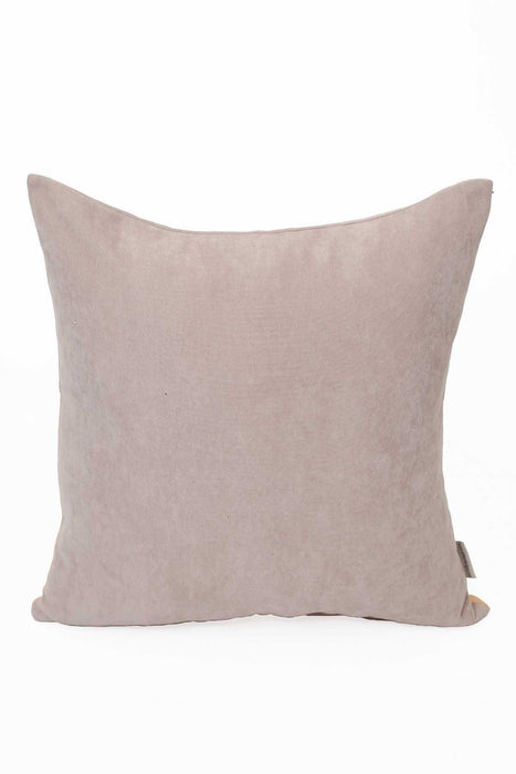 Boho Decorative Throw Pillow Covers with Tassels and Chaplet, 18 x 18 inch Modern Design Polyester Cushion Covers for Couch,K-100