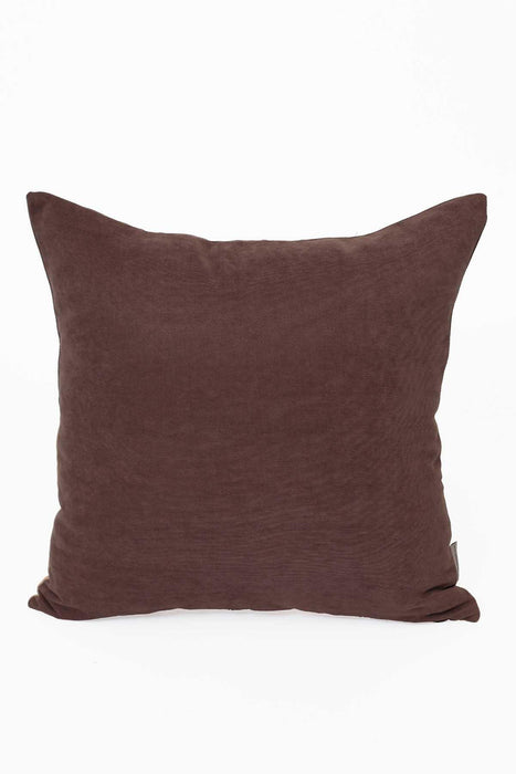 Boho Decorative Throw Pillow Covers with Tassels and Chaplet, 18 x 18 inch Modern Design Polyester Cushion Covers for Couch,K-100