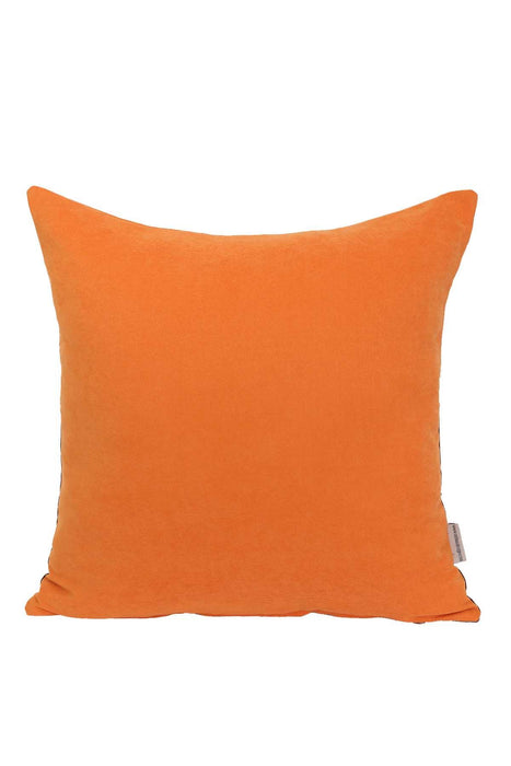 Boho Decorative Throw Pillow Covers with Tassels and Chaplet, 18 x 18 inch Modern Design Polyester Cushion Covers for Couch,K-100