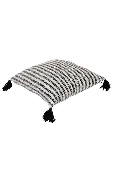 Boho Decorative Throw Pillow Covers with Tassels, Tuffled Cushion Covers 45 x 45 cm (18 x 18 inch) Traditional Anatolian Peshtemal Look,,K-131