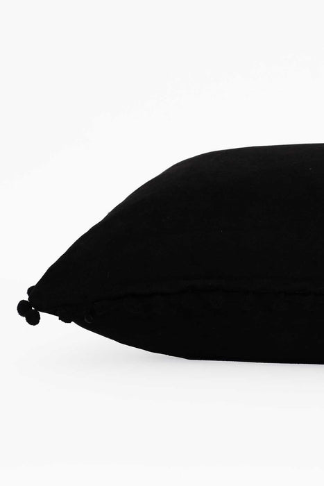 Boho Rectangle Polyester Decorative Throw Pillow Covers with Pom-poms 30 x 50 cm (12 x 20 inch) Rectangle Polyester Cushion Covers,K-110